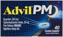 Advil PM 200 mg Επικαλυμμένο Caplets 40 ea (Pack of 6)