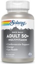 Solaray When Daily Adult 50+ Complete Multivitamin for Women & Men, Essential Vitamins & Chelated Minerals for Health, Heart, Brain & Immune Support, With CoQ10 & Lutein, Iron Free, 90 VegCaps
