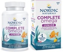 Nordic Naturals Complete Omega Jr., Lemon - 90 Mini Soft Gels - 283 mg Total Omega-3s & 35 mg GLA - Sağlıklı Cognition, Nervous System Function - Non-GMO - 45 Hizmetler