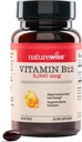 NatureWise Vitamin B12 5000 mcg - Επιπλέον δύναμη - συμπλήρωμα για την υποστήριξη των επιπέδων ενέργειας, ψυχική σαφήνεια, υγεία του νευρικού συστήματος - Easy-to-Swallow, σόγια και χωρίς γλουτένη, μη GMO - 60 Softgels