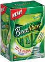 Benefiber Fiber Sugar-Free Στα πακέτα Go Stick, Χωρίς γεύση, 28 ea (πακέτο των 9)
