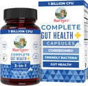 MaryRuth Organics Complete Gut Health+ Capsules | 5 Probiotic Blend | Butyrate | Corebiome® | Vegan Gut Support | Support Gastrointestinal Health & Microbiome | 2 Capsules Daily | 30 Servings