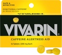Vivarin, Caffeine Pills, Dose başına 200 mg Caffeine, Güvenli ve Etkili Bir şekilde Awake, No Sugar, Calories veya Hidden Materialss, Energy Supplement, 16 Tabletler