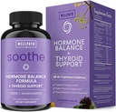 WellPath Soothe Hormon Balance for Women + Cortisol Supplements for Women | Thyroid Support, Mood Support, & Metabolism ATM | Adrenal Support | Rhodiola, Selenium, Iodine | Adaptogens, 60 ct