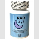 Rad ZZZ Natural Sleep Aid Pills - 60 Capsules | Discovers Restful Sleep | Made in USA