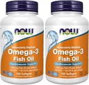 NOW Τρόφιμα Omega-3-100 Softgels (πακέτο των 2)