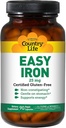 Country Life Easy Iron 25 mg 90 Καπάκια λαχανικών