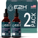 E2H Elderberry Syrup – Organik Elderberries Extract'dan Güçlü Antioksis Supplement – Sambucus Elderberry Syrup for Kids & Yetişkinler for Immune Support | Non-GMO, Vegan (2 Şişe)