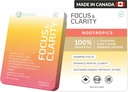 Focus & Clarity Nootropic Supplement – Brian Boost | L-Theanine, Caffeine, Lion's Mane, Magnezyum, B6 & B12 | Beyin Desteği, Memory, Focus & Energy | Mint Flavor (30 Chewables) (1)