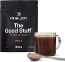Wellness The Good Things Focus – Mocha Coffee ATM | Nootropic Collagen Creamer with MCTs for Focus, Energy & Wellness | Non-Dairy, Keto-Friendly, 30 Hizmet