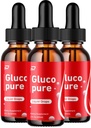 Gluco Pure Drops Υγιεινή Φόρμουλα - Dietary Supplement Drops - Extra Strength GlucoPure Liquid Drops, Gloco Pure Drops Reviews (3 Pack – 3 Month Supply)