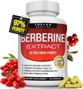 Berberine Supplement 1800 mg - Berberine HCL % 97 Tested Ultra Yüksek Saf Premium Berberine Çeviri Genel Sağlık, Yüksek Potency Berberine Plus Non-GMO Vegan Erkekler Kadınlar, 90 Capsules