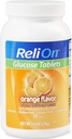 Relion Glucose Tablets - Orange Flavor - 50 Counts