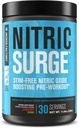 Jacked Factory Nitric Cerrah Stim Free Pre Workout Toz - Caffeine-Free Nitrik Oksit Tamam w/Con-Cretre Kretine, L Citrulline, & GlycerSize Glycerol - Cherry Kiwi, 30 Servisler