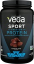 Vega Sport Premium Protein Toz, Çikolata, Vegan, 30g Plant Temel Protein, 5g BCAAs, Low Carb, No Sugar, Keto, Dairy Free, Gluten Free & Non-GMO, Pea protein for Women and Men, 29.5 Oz BCAAs, Low Carb, No Sugar, Chem, Oil Free, Gluten Free & Non-GMO, Gluten Free & Non-GMO, Pea Protein