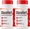 (2 συσκευασία) Glucofort, Max Advanced Blood Support Formula Κάψουλες