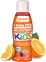 Great Sugar Free Kids Multivitamin - Sıvı Multivitamin | Temel Vitaminler Immune Support | Orange Flavored, Vejetaryen Formula | 30 Gün Supply