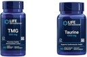 Life Extension TMG 500 mg και Taurine 1000 mg Συμπλήρωμα Bundle - 60 Liquid Vegetarian Capsles και 90 Vegetarian Capsles