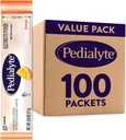 Pedialyte Electrolyte Toz Paketleri, Orange, Hydration Drink, 100 Single-Serving Toz Packets