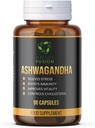 Nature Fusion | Ashwagandha Capsules 500 mg - 90 Kont | Destekler Healhty Sleep, Boosts Immunity ve Sağlıklı Yanıtlar Stresli Bir Şekilde Stresli Bir Şekilde Sağlıyor
