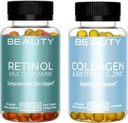 SHIZAM Retinol Multi-Vitamin & Collagen w Βιοτίνη Gummies σε Combo