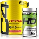 C4 Ripped & SuperHD, The Thermogenic Sche, C4 Ripped Pre Workout Toz, Cherry Limeade 30 Services + SuperHD with Capsimax and Green Tea Extract, 60 Servisler
