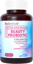 BioEmblem Beauty Probiotics for Women, 35 δισεκατομμύρια CFU 14 Strains with Biotin, Collagen, Prebiotics for Digestive Health, Hair Skin and Nails, Vaginal Probiotics Supplement, Ruffel Stable, 30 Caps
