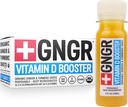+GNGR Vitamin D Booster – Tropical Immunity Booster Edition Cold-Pressed Ginger Shot with Pineapple, Passion Fruit, Orange, Turmeric & Vitamin D3. Mood, Immunity & Energy. 2 fl oz (Pack of 12)