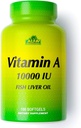 ALFA VITAMINS - Vitamin A - Balık Canlı Petrol 10.000 IU - Günlük Diyet Supplement Yardımlar Vizyon, Cilt ve Immune Sistemi - 100 Softgels