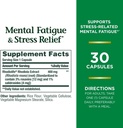 Nature's Bounty Mental Fatigue and Stress Relief, Rhodiola Supplement, 400 mg, Κάψουλες, 30 Count (Pack of 2)