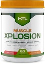 MFL Kas Xplosion | Pre-Workout | 0 Sugar | Sweetized with Stevia | All- Natural | 60 Services (Fruit Punch)