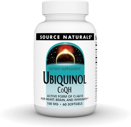 Πηγή Naturals Ubiquinol CoQH 100mg Σερβίρισμα - 60 Softgels