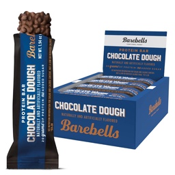 Bar Protein Bars Bars Σοκολάτα Dough - 12 Count, 20g Υψηλής πρωτεΐνης Θεραπείες - Σοκολάτα Nutrition Bar με 1g Σύνολο Σάκχαρα - On-The-Go Πρωινό ή μετά την προπόνηση σνακ