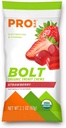 PROBAR - Bolt Organik Enerji Chews, Strawberry, Non-GMO, Gluten-Free, USDA Sertifikalı Organik, Sağlıklı, Doğal Enerji, Hızlı Yakıtlar B & C vitamini, 9 Kont (Paket)