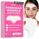 Forehead Wrinkle Patches Smoothing Overnight - Anti Wrinkle Patches for Face and Forehead Fine Lines & Frown Lines - Yastık, Collagen, Vitamin E, Hyaluronic Acid | 12 adet