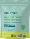 True Grace Broccoli Microgreens - 0.4 oz - Daily Superfood Powder for Cellular & Immune Health - Χωρίς γλουτένη & σόγια, Vegan, Regenerative Organic Certified - 30 Σερβιέτες
