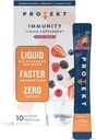 PROTEKT Sıvı Immune Support Supplement - Sıvı İçecek Mix, Immunity Supplement, Immune ATMs for Yetişkinler, Sugar-Free with Vitamin C and Bora Immunity Support - Karma Berry 10ct