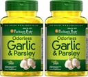 Puritan's Pride Odorless Garlic & Parsley 500 Mg / 100 Mg, 250 Count (Pack of 2)