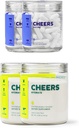 Cheers Classic Combo | Restore + Hydrate | Rehidrat & Feel Better After Drink | DHM, L-Cysteine, B-Vitamins, Electrolytes | 12 Dos Every | Liver Support | Elektrolyte Supplements