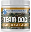 TEAM DOG Probiyotik Chews for Dogs | Enzymes & Dog Probiyotiks for Yeast, Itchy Skin ve Itchy Ears | For Allergies & Hassas Stomachs | Supports Digestive Count & Gut Health for Dogs | 120