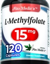 FITO MEDIC'S Lab | tilfolate |120 Capsules | folate Supplement | Metilfolate Tamam |Ultra yüksek Aborpsiyon.