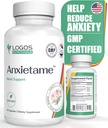 Anxietame - 60 Kont, L-Theanine Supplement to Support Depresyon and Stress, Natural Mood Support and Sleep Aid Supplement