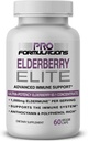 Pro Formulations - Elderberry Elite - Güçlü En İyi Yaşlılar 65:1 - Gelişmiş Immune Support Capsules - 60 ct - hizmet başına 1000 mg - Vegetarian, No Yapay Renkler veya Flavors