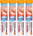 Mivolis Vitamin C effervescent Tabletleri - Diyet Supplements 4 Packs x 20 adet | Almanya