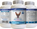 Köpekler için Göz Bakım - Köpekler Göz Sağlığı Formula - Gelişmiş Göz Destek Kompleksi - VETS Önerilen, Köpek Cranberry, Eye Vision Supplement for Dogs, Eye Care, Eye Support Vitamins 1Bot 60Tabs Destek Vitaminleri