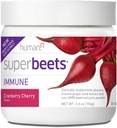 HumanN SuperBeets Immune Toz - Grape Tohum ve Wellmune® Beta Glucans - Cranberry Cherry Flavor, 5.5-Ounce