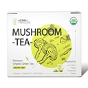 WL Herbal Hazine Mushroom Green Tea with Lions mane Reishi Cordyceps Chaga 15 Count