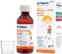 Dr. Talbot'un Mucus + Cold Relief Liquid Tıp, Doğal Inspired, Çocuklar için, Dosage Cup, Natural Grape Juice Flavor, 4 Fl Oz Oz Oz
