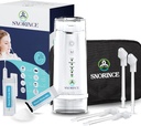Sinus Relief için Nasal Irrigation System - Portresiz Elektrikli Neti Pot Nose Clean - Sinus Flush Kit for Yetişkinler & Çocuklar, Home & Travel with 4 Rinse Modes, 4 Nozzles, 40 Salt Packs
