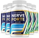 (5 Pack) Nerve Forte Pills, Nerve Forte Capsules Genel Wellness Desteği için Gelişmiş Güç Formülü, Nerve Forte İncelemeleri, Nerveforte Maksimum Performans Vitamini Desteği (300 Capsules)